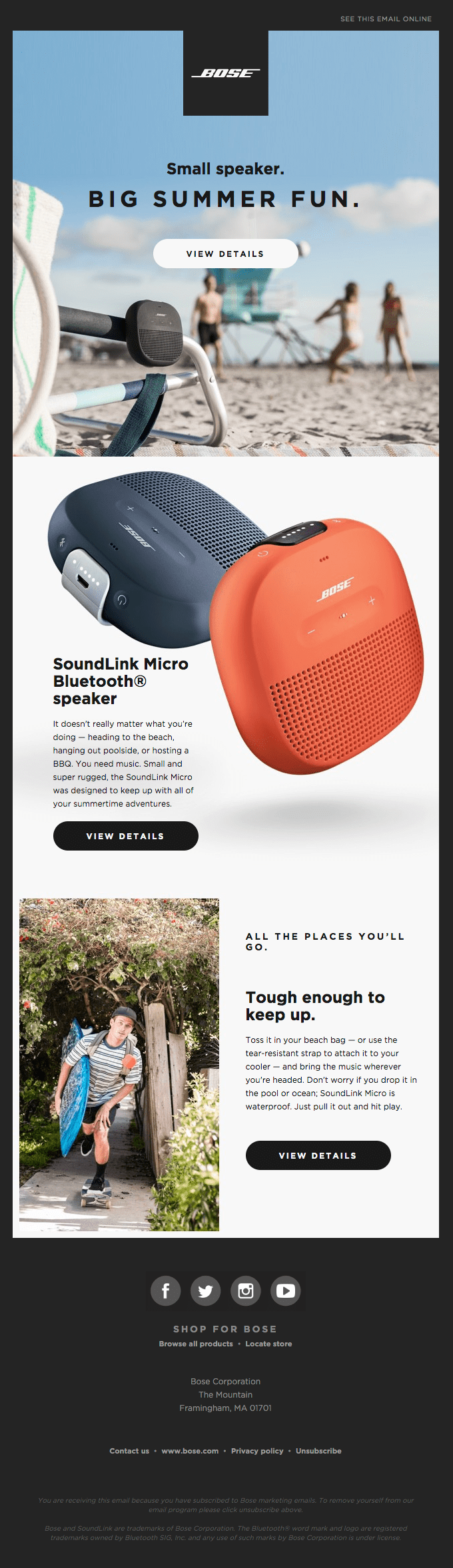 summertime vibes with soundlink micro 1
