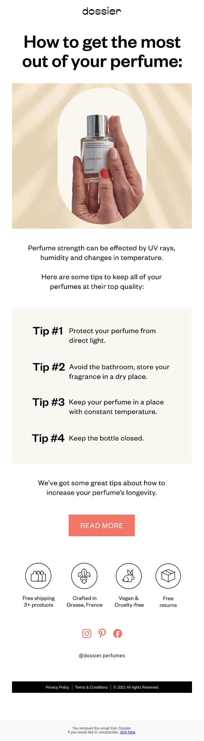 tips how to preserve your perfume