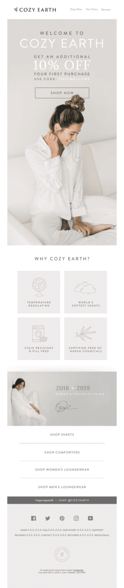 welcome to cozy earth