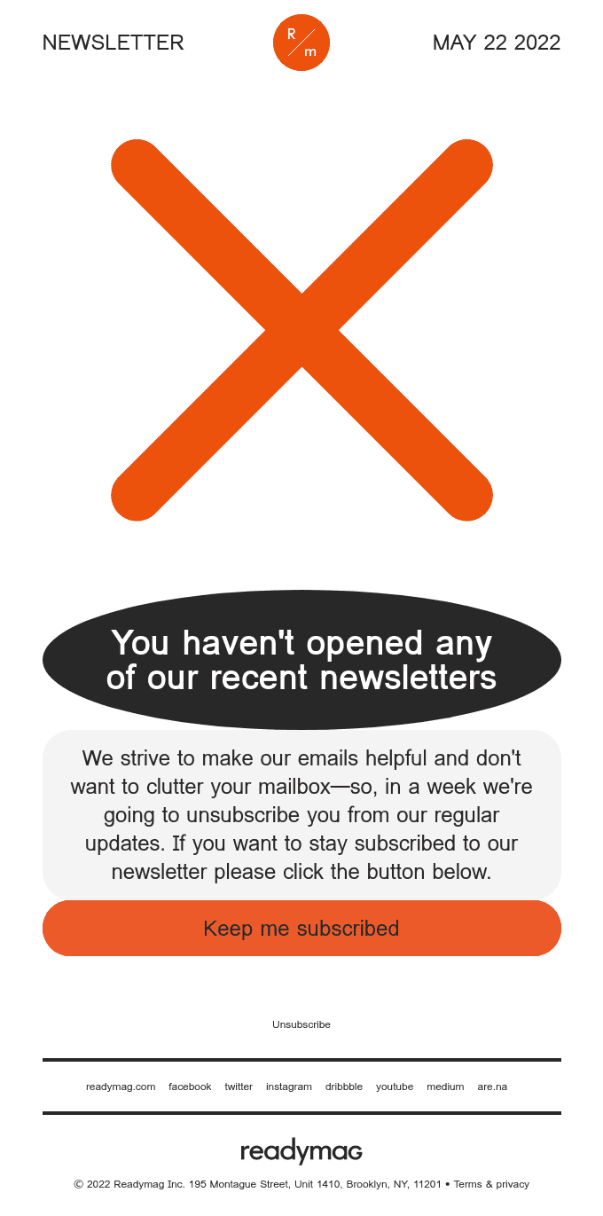 youll be unsubscribed from readymag emails