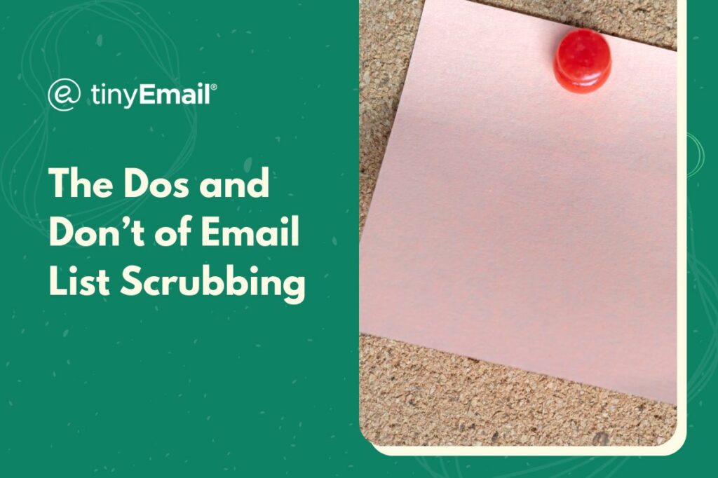 The Dos and Don’t of Email List Scrubbing