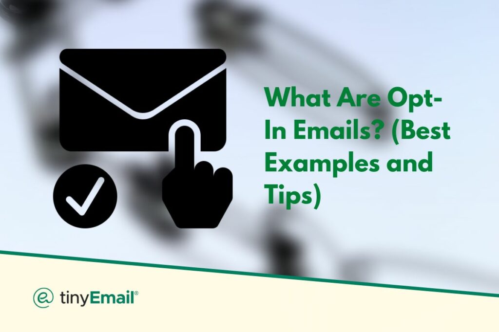 What Are Opt-In Emails (Best Examples and Tips)