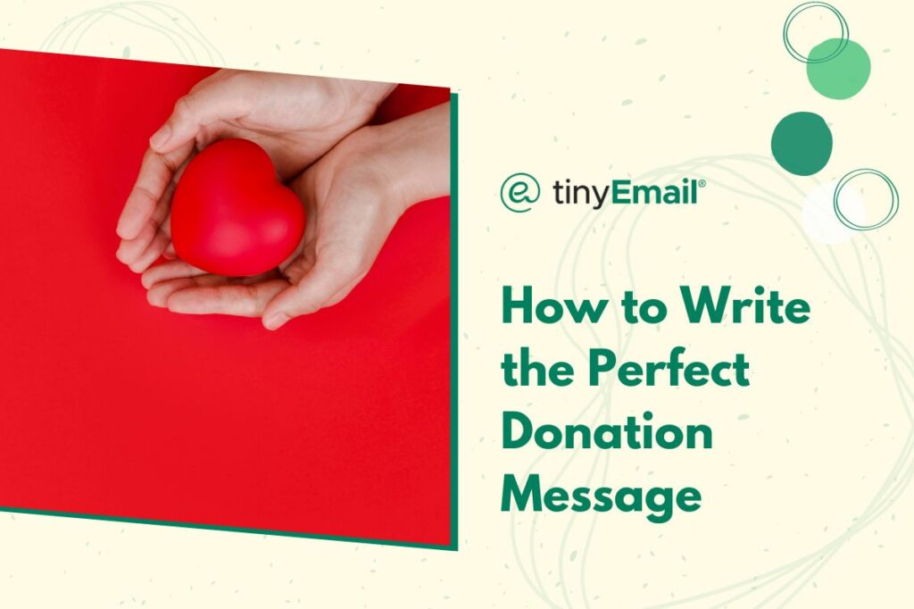 How to Write the Perfect Donation Message