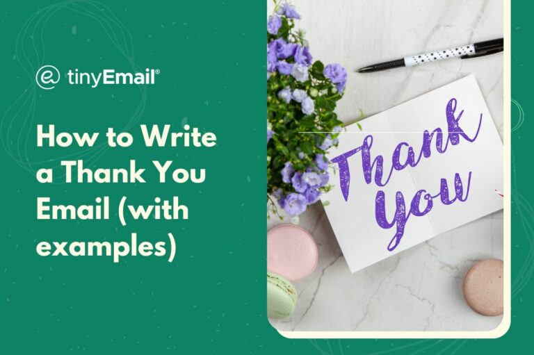 How to Write a Thank You Email (with examples)